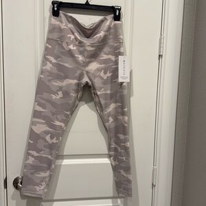 Athleta Camo Leggings - Gray and Cream